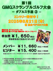 第１回ＧＭＧスクランブルゴルフ大会 － ダブルス予選 ③－